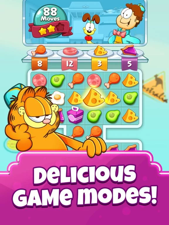 Изображение игры: Garfield Food Truck