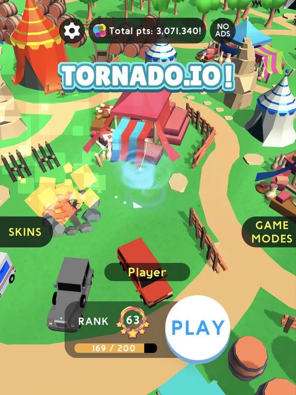 Изображение игры: Tornado.io!