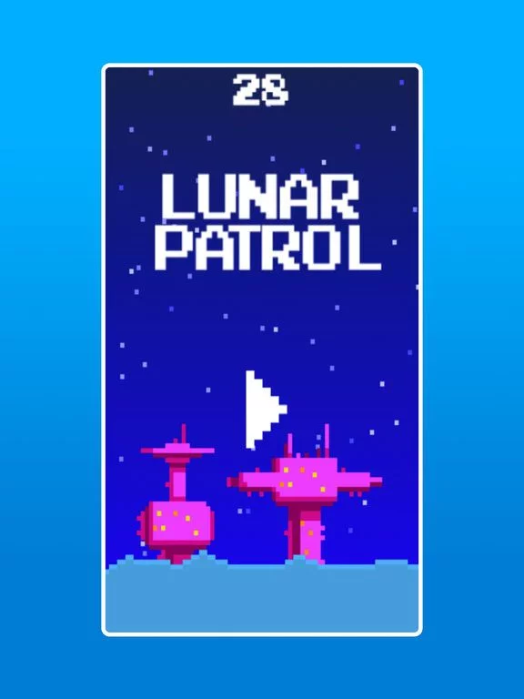 Изображение игры: Lunar Patrol