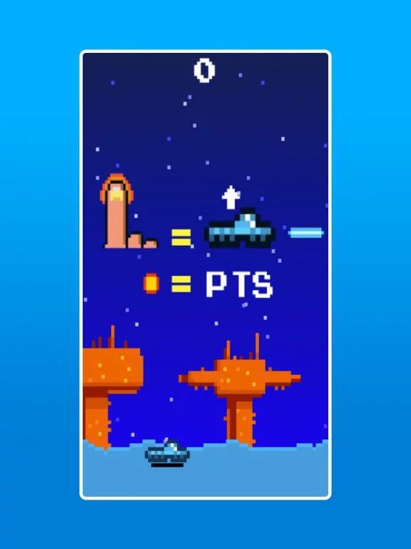 Изображение игры: Lunar Patrol