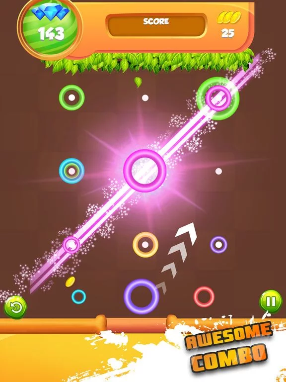 Изображение игры: Color Rings Puzzle Glow