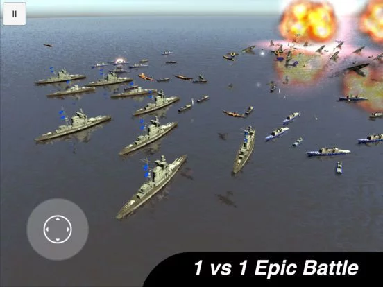 Изображение игры: Warship Battle Simulator