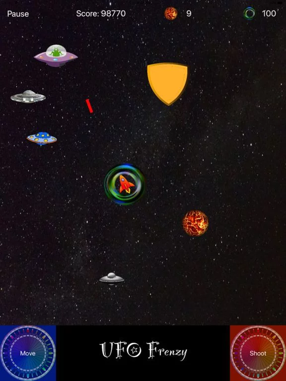 Изображение игры: UFO Frenzy