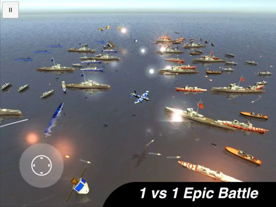 Изображение игры: Warship Battle Simulator