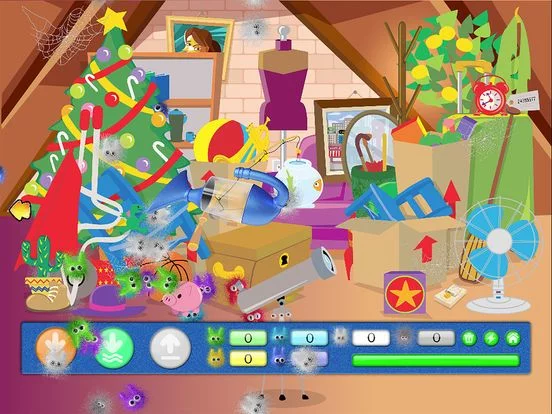 Изображение игры: Dusty Dusty Dust Bunnies