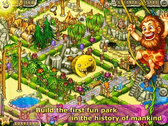 Изображение игры: Prehistoric Fun Park Builder