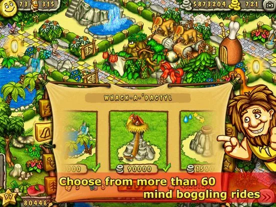 Изображение игры: Prehistoric Fun Park Builder
