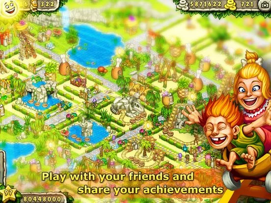 Изображение игры: Prehistoric Fun Park Builder
