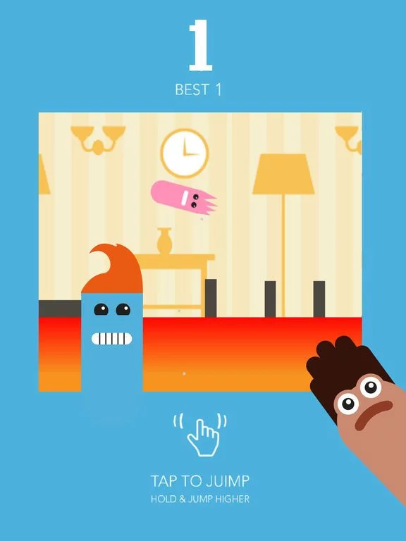 Изображение игры: The Floor is Lava Game