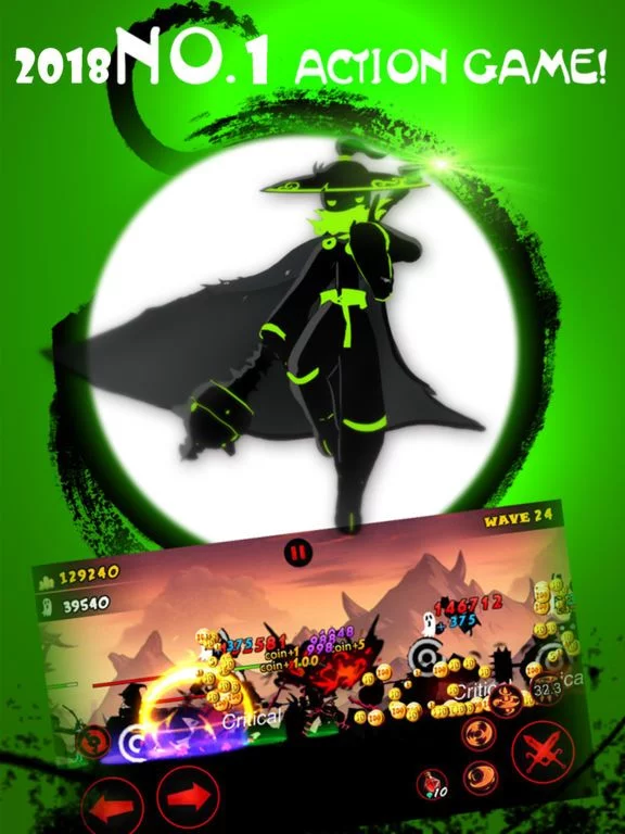 Изображение игры: League of Stickman: Ninja