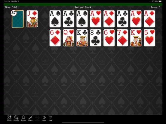 Изображение игры: Red and Black Solitaire