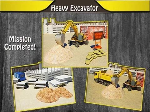 Изображение игры: Excavator Simulator 3D - Drive Heavy Construction Crane A real parking simulation game