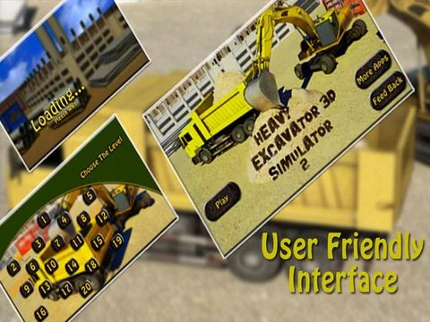 Изображение игры: Excavator Simulator 3D - Drive Heavy Construction Crane A real parking simulation game