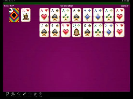 Изображение игры: Red and Black Solitaire