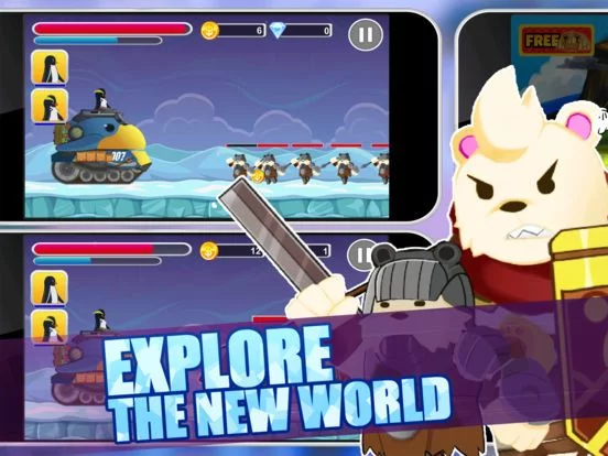 Изображение игры: The Penguins Fury Shooting Survival Games