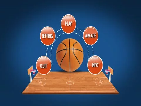 Изображение игры: Super Basketball 3D: Free Sports Game