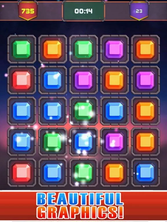Изображение игры: Combat Jewels Puzzle