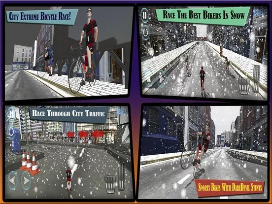 Изображение игры: Real Crazy Bicycle Race: Extreme Traffic Ride