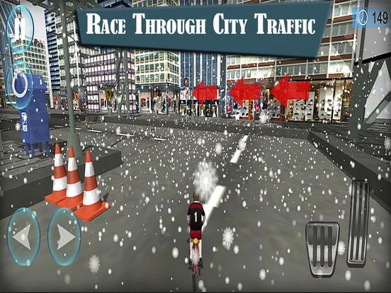 Изображение игры: Real Crazy Bicycle Race: Extreme Traffic Ride