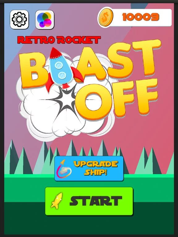 Изображение игры: Retro Rocket - Blast Off!