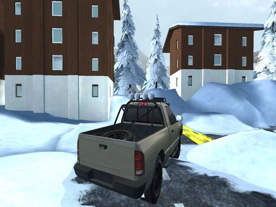 Изображение игры: Snow Truck Parking - Extreme Off-Road Winter Driving Simulator FREE