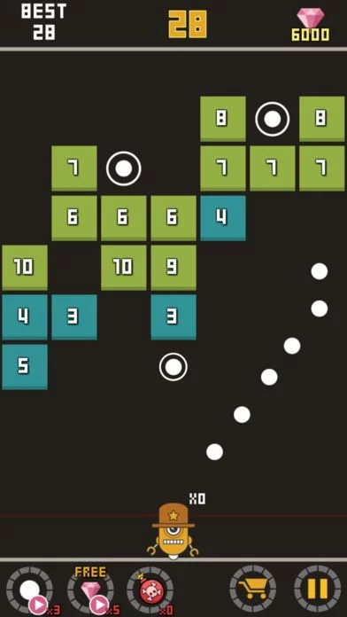 Изображение игры: Bounzy Ball-Block breaker