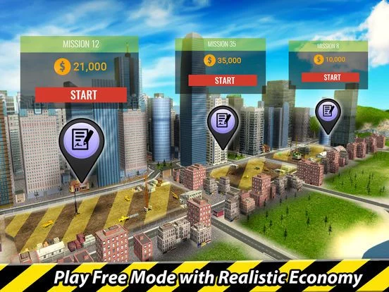 Изображение игры: Town Construction Simulator 3D: Build a real city!