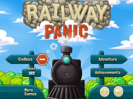 Изображение игры: Railway Panic