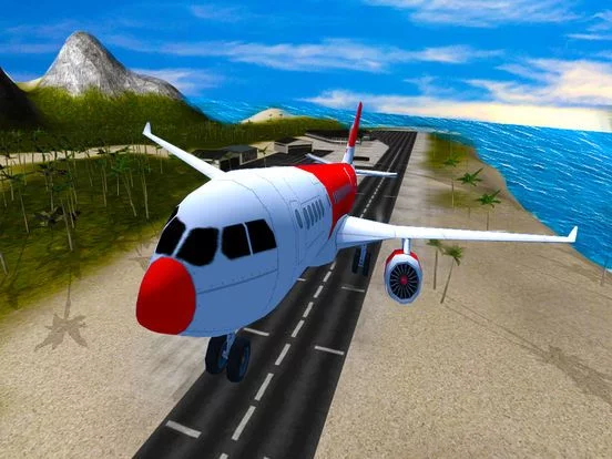 Изображение игры: Airplane flight simulator 3