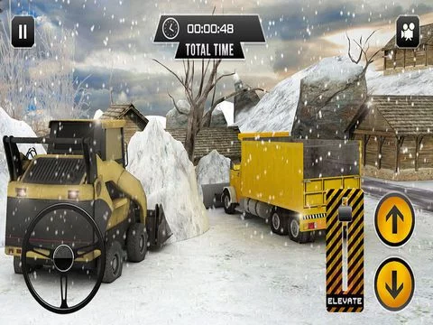 Изображение игры: Winter Snow Euro Dump Truck Driver 3D