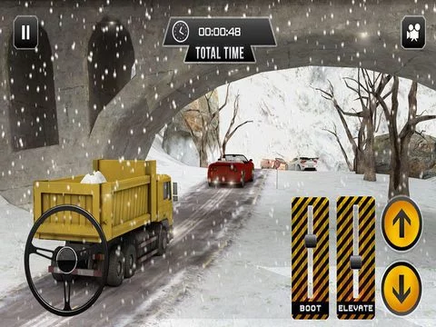 Изображение игры: Winter Snow Euro Dump Truck Driver 3D