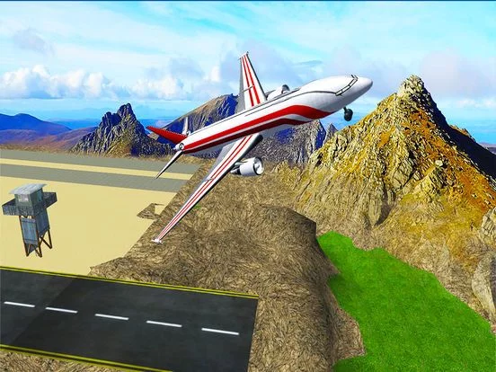 Изображение игры: Airplane flight simulator 3