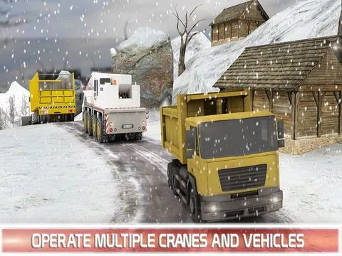 Изображение игры: Winter Snow Euro Dump Truck Driver 3D