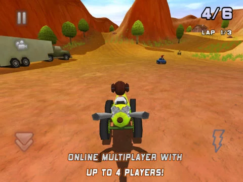 Изображение игры: Bounty Racer