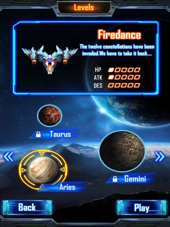 Изображение игры: Galaxy Wars: Space Attack