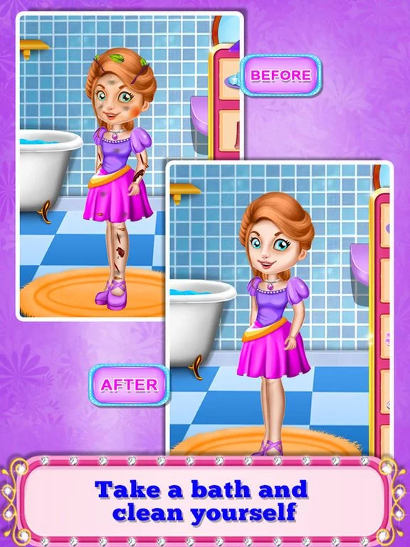 Изображение игры: Little Girl First Spa & Salon