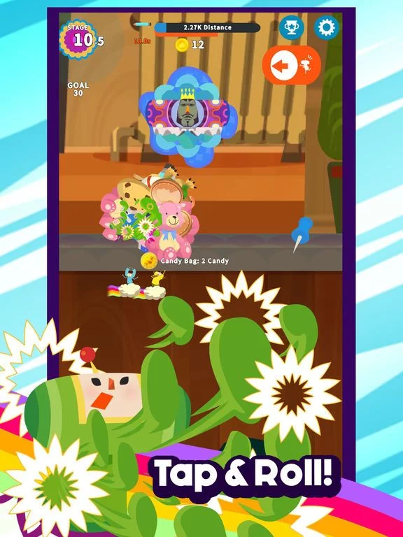 Изображение игры: Tap My Katamari - Endless Cosmic Clicker