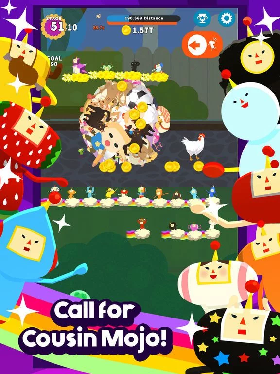 Изображение игры: Tap My Katamari - Endless Cosmic Clicker