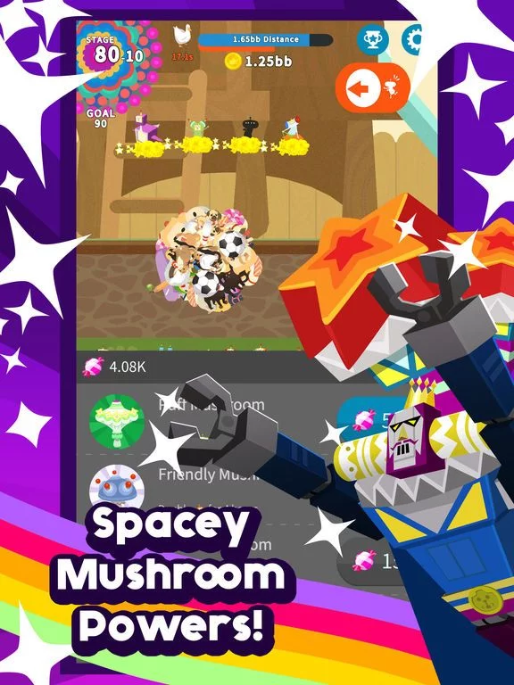 Изображение игры: Tap My Katamari - Endless Cosmic Clicker