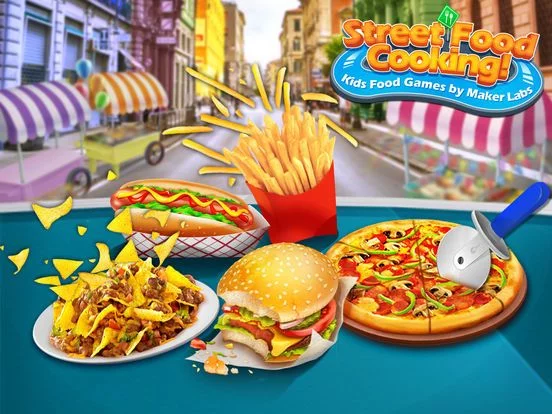 Изображение игры: Kids Street Food Cooking!