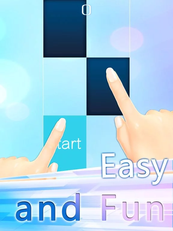 Изображение игры: Piano White Go!
