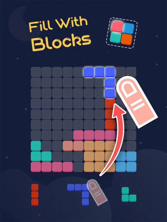 Изображение игры: Block Blitz: A Grid Puzzle Game
