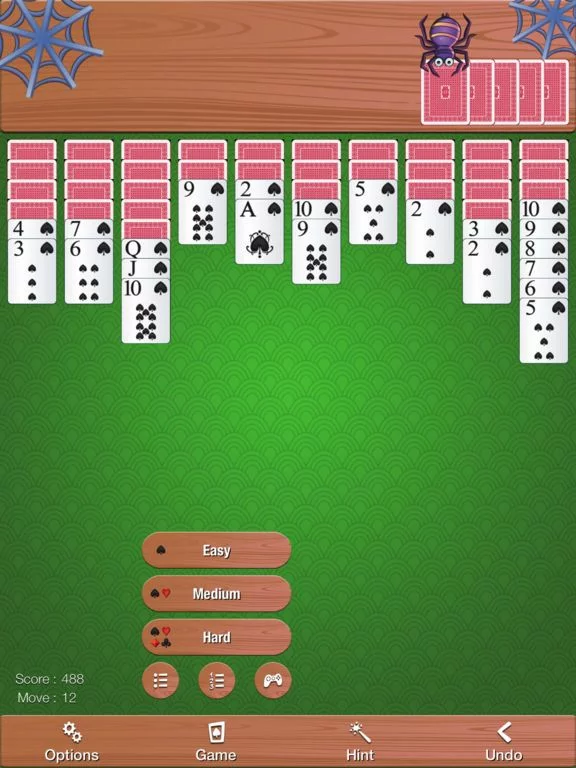 Изображение игры: Relaxed Spider Solitaire Pro