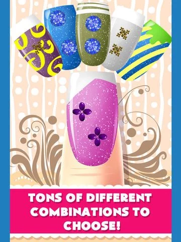 Изображение игры: A+ Nail Salon Games & Designs Makeover Spa