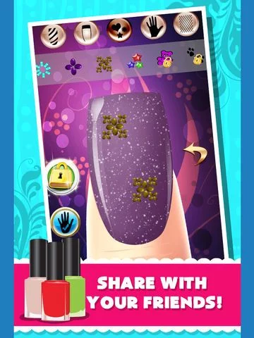 Изображение игры: A+ Nail Salon Games & Designs Makeover Spa