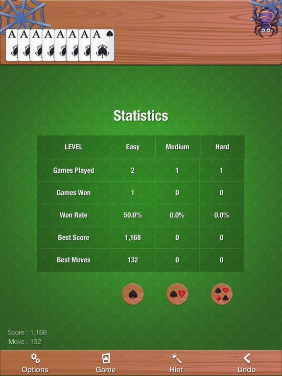 Изображение игры: Relaxed Spider Solitaire Pro