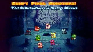 Изображение игры: Dumpy Pixel Monsters: The Adventure of Scary Aliens