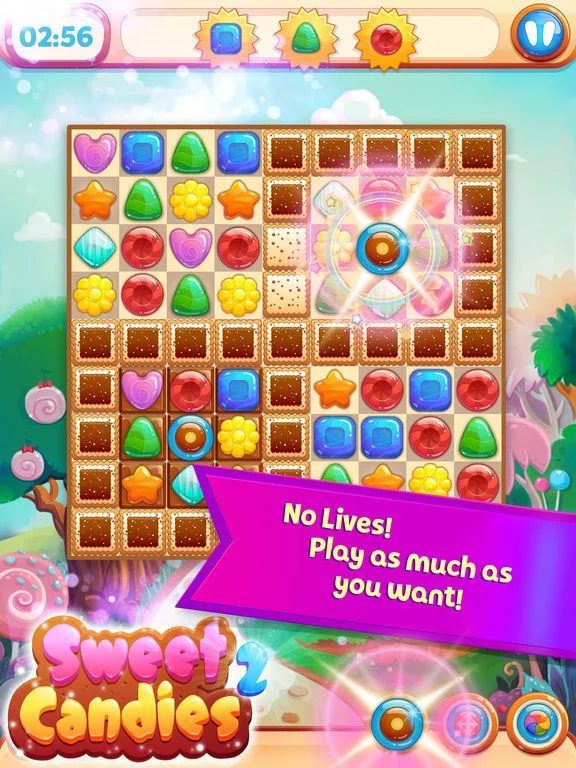Изображение игры: Sweet Candies 2 - Huge Match 3