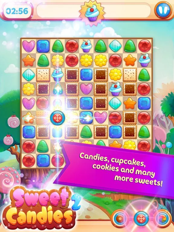 Изображение игры: Sweet Candies 2 - Huge Match 3