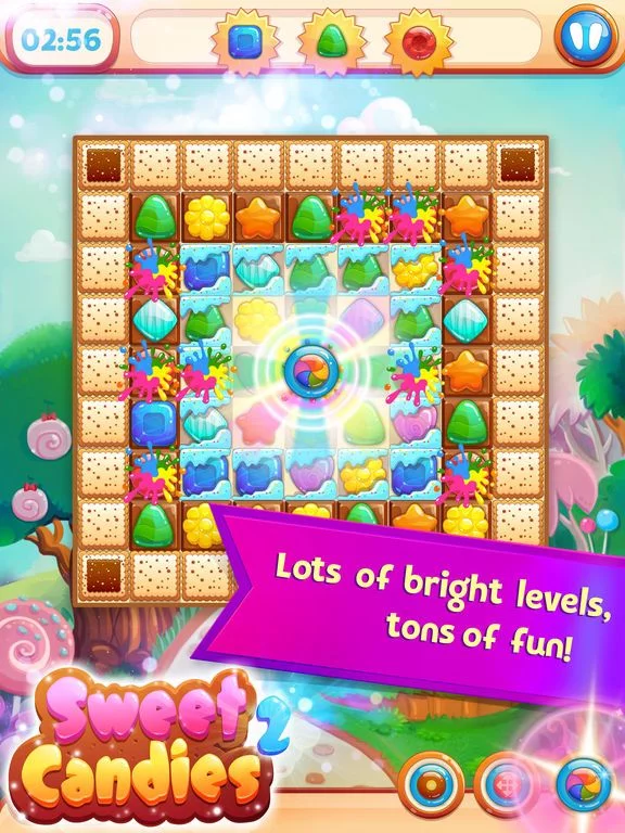 Изображение игры: Sweet Candies 2 - Huge Match 3